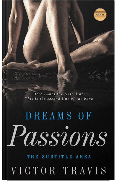 Front view of Rodeo Dust #5138 - Premade Erotica Book Cover