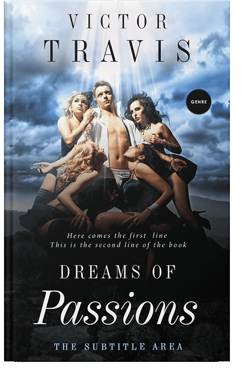 Front view of Woodsmoke #5142 - Premade Erotica Book Cover