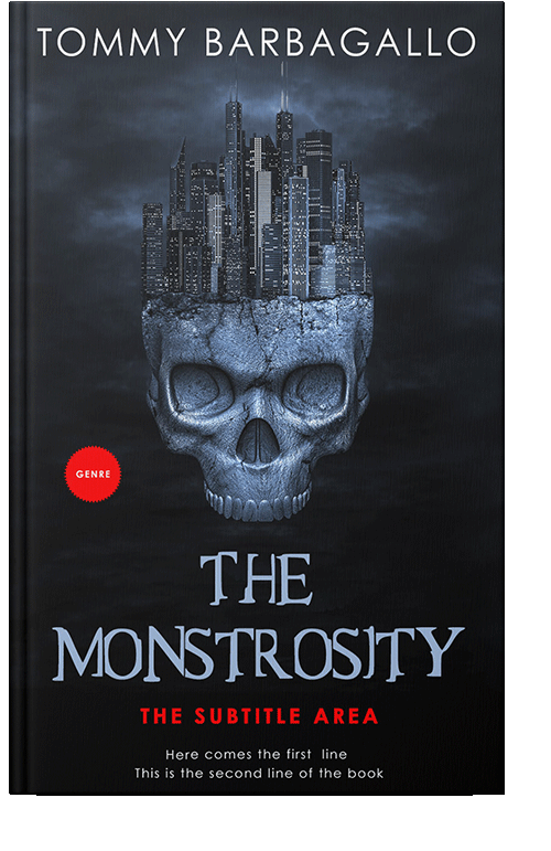 Front view of Bunker #5148 - Premade Horror Book Cover