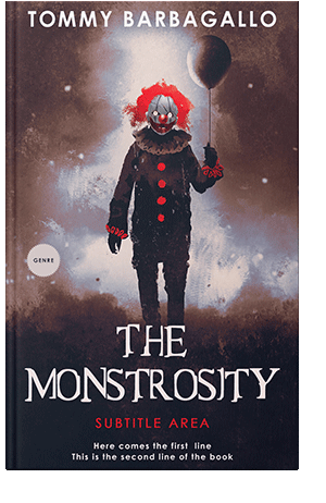 Pre Made Book Cover Thunder