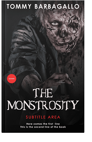 Pre Made Book Cover Cod Gray