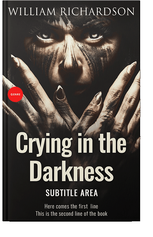 Front view of Vanilla #5165 - Premade Horror Book Cover