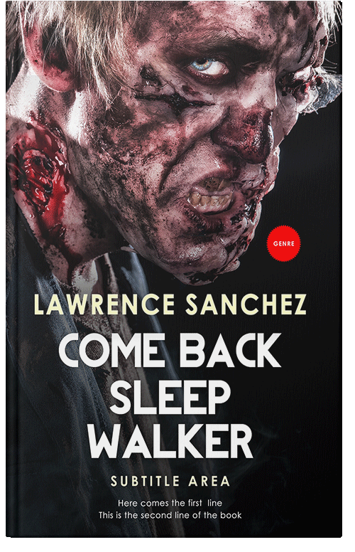 Front view of Premade Apocalyptica Book Cover - Oriental Pink