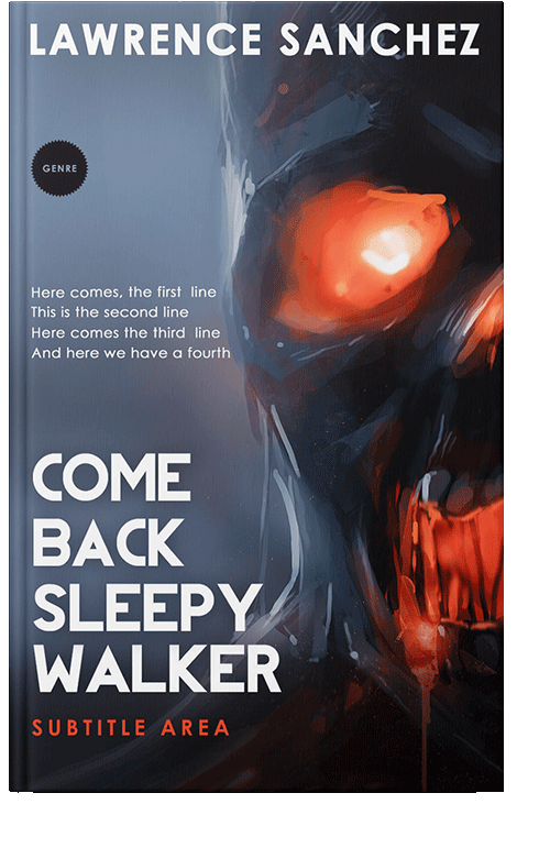 Front view of Baltic Sea #5175 - Premade Horror Book Cover