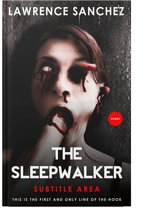 Front view of Cocoa Brown #5180 - Premade Horror Book Cover