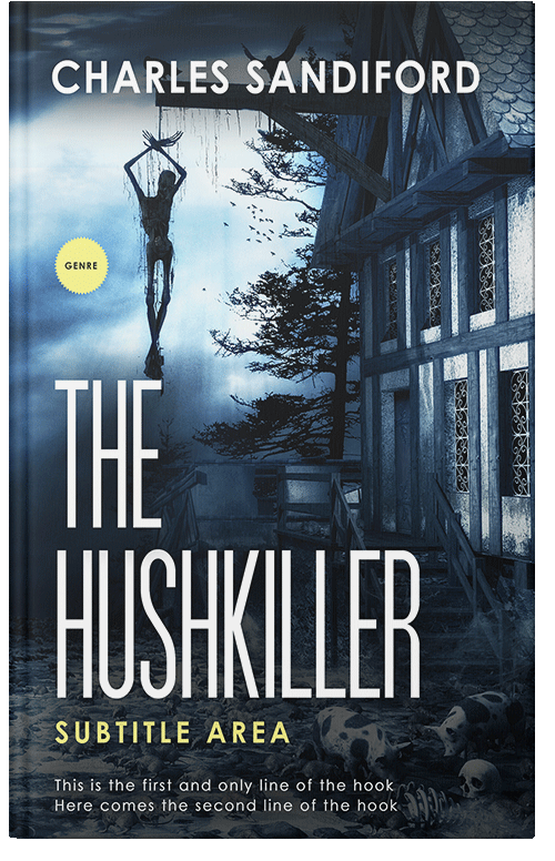 Front view of Mirage #5184 - Premade Fantasy Book Cover