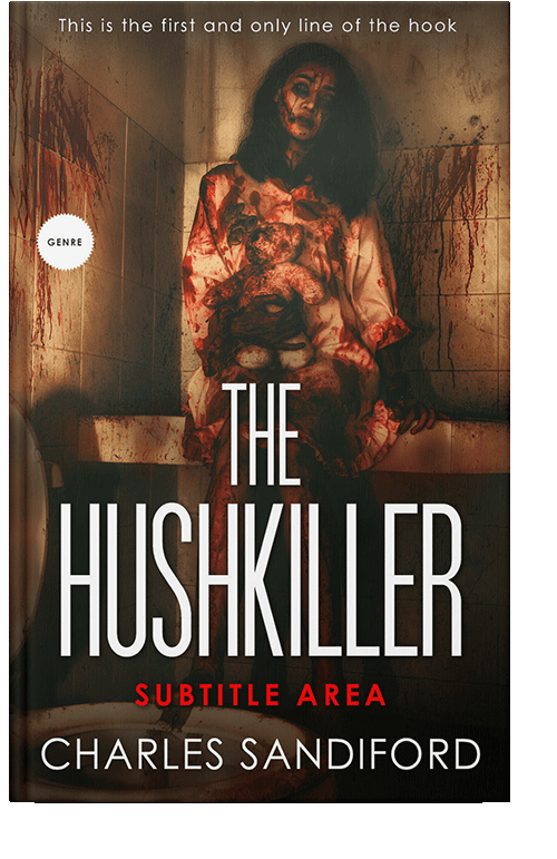 Front view of Mikado #5186 - Premade Horror Book Cover