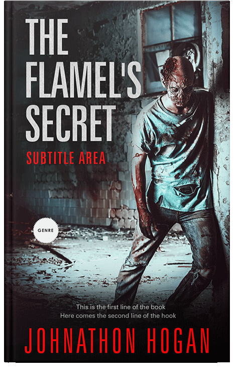 Front view of Silver Rust #5192 - Premade Apocalyptica Book Cover