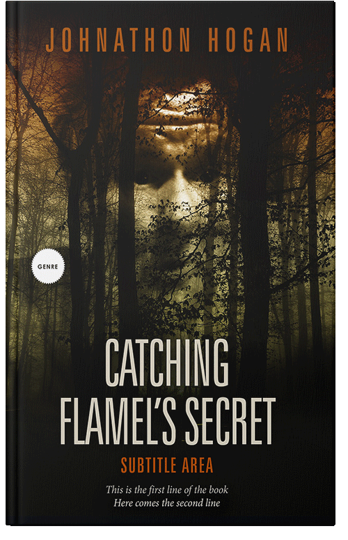 Front view of Premade Mystery & Thriller & Suspense Book Cover - Eternity