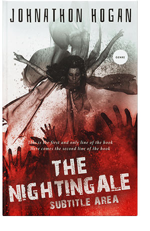 Pre Made Book Cover Old Brick