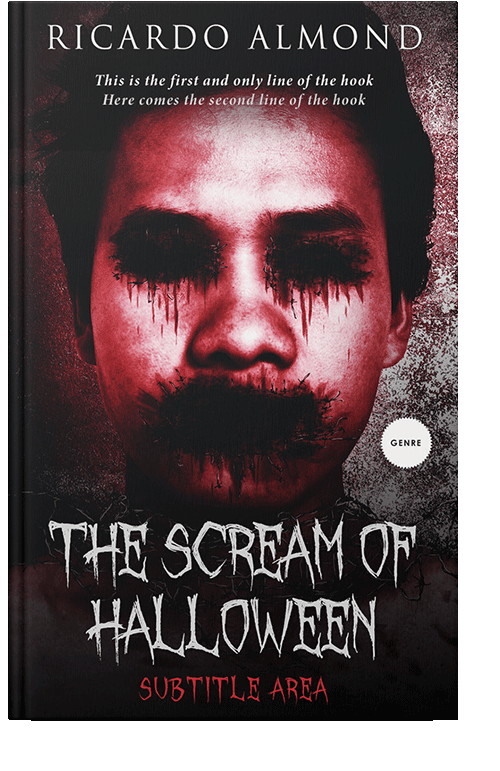 Front view of Puce #5226 - Premade Horror Book Cover