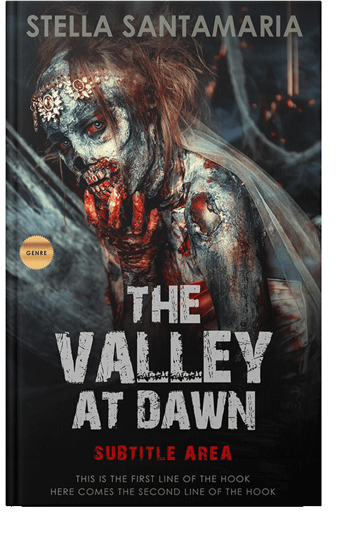 Front view of Malta #5240 - Premade Apocalyptica Book Cover