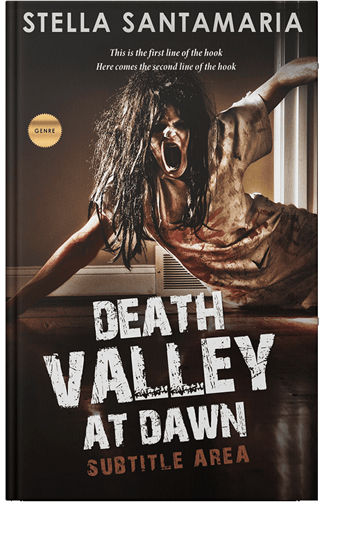 Front view of Soft Amber #5241 - Premade Horror Book Cover