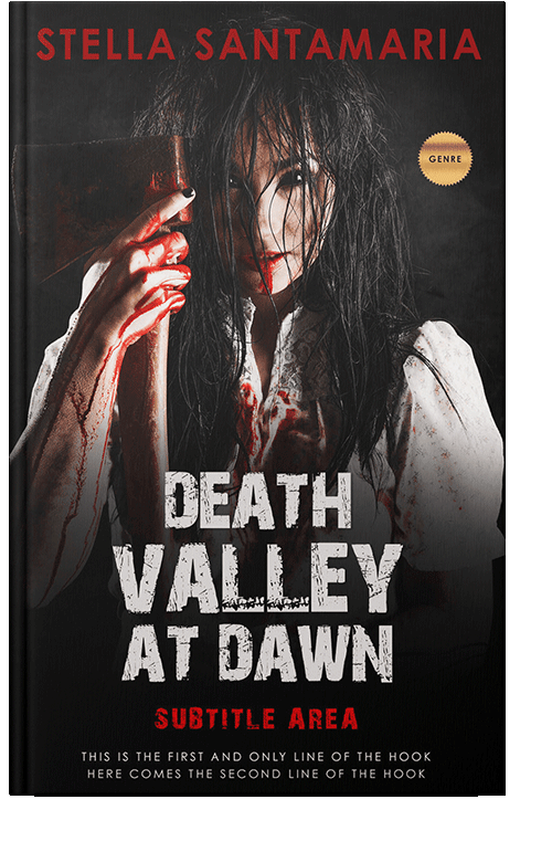 Front view of Eunry #5247 - Premade Horror Book Cover