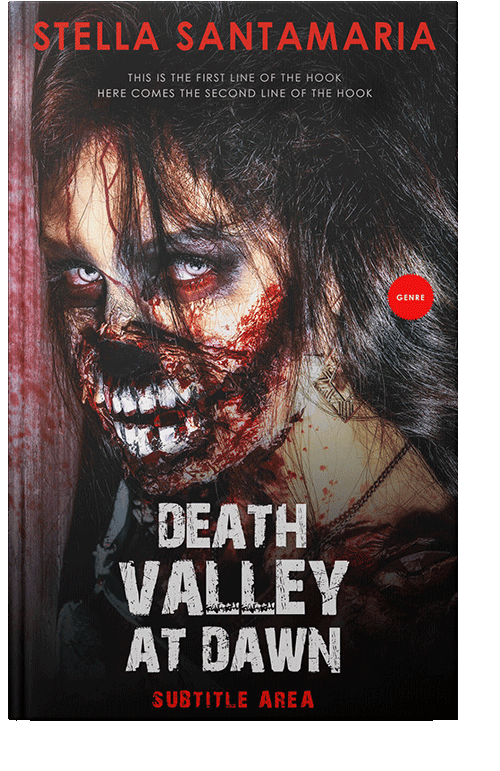 Front view of Eunry #5255 - Premade Horror Book Cover