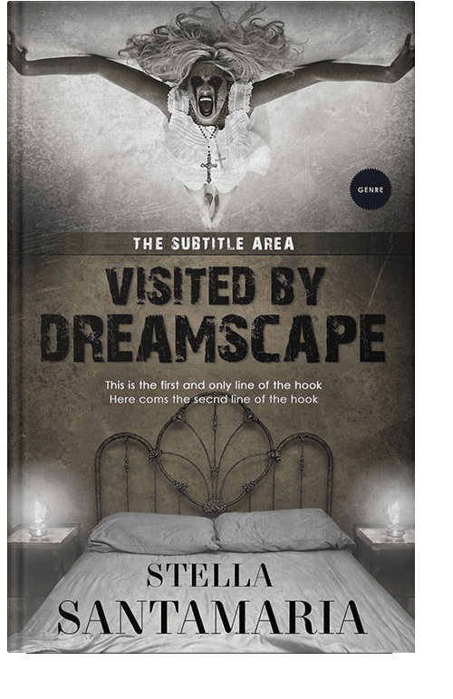 Front view of Flint #5260 - Premade Horror Book Cover | BookCoverZone