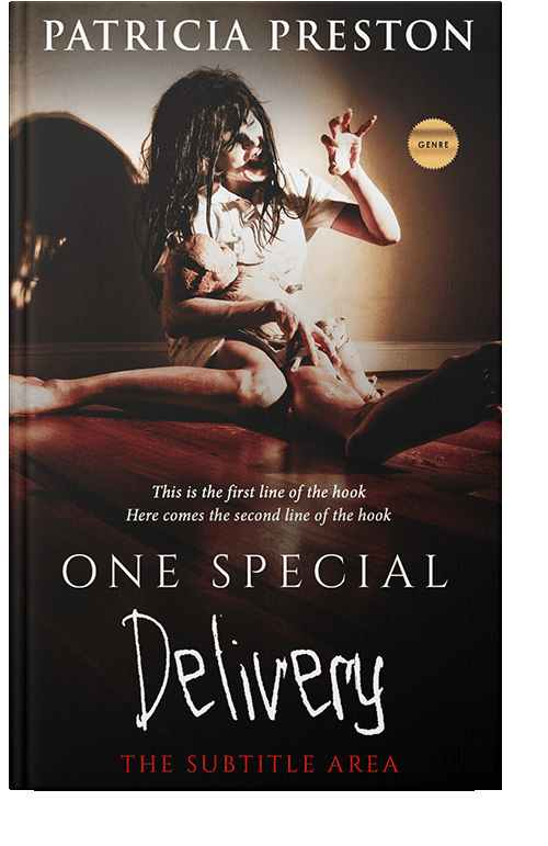 Front view of Rodeo Dust #5262 - Premade Horror Book Cover