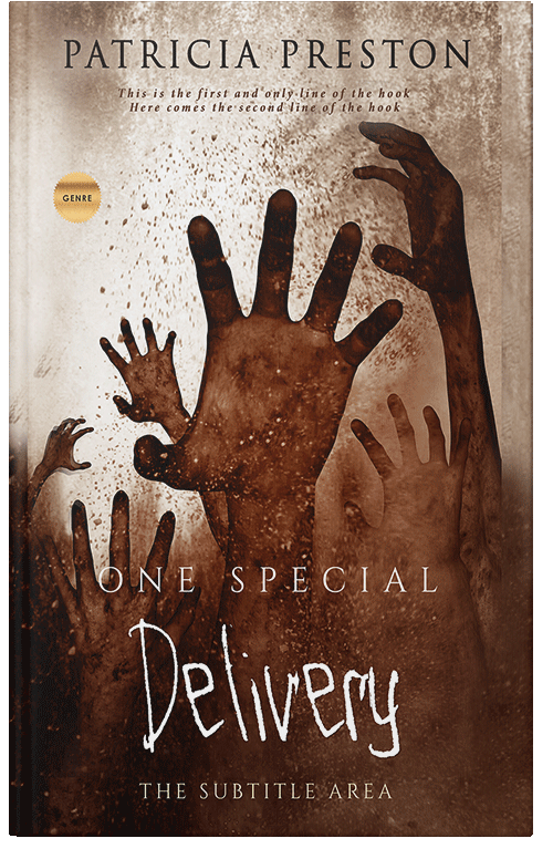 Front view of Van Cleef #5268 - Premade Horror Book Cover