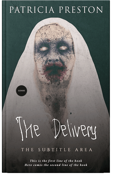 Front view of Outer Space #5271 - Premade Horror Book Cover