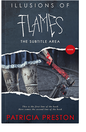 Pre Made Book Cover Ebony Clay