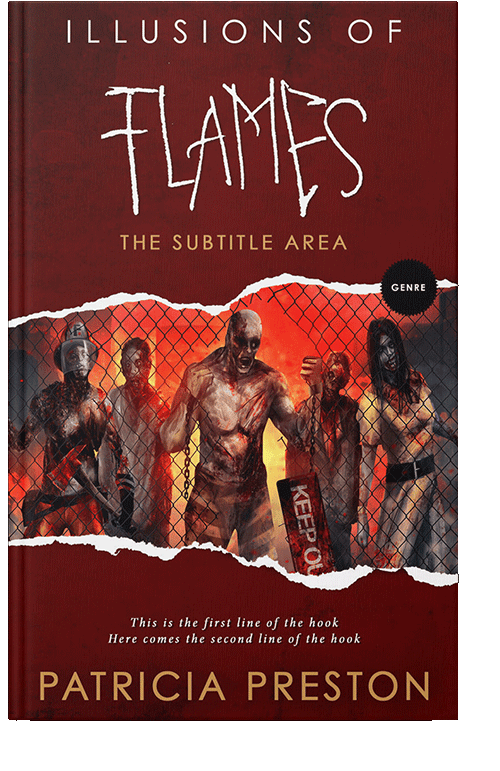 Front view of Dark Tan #5291 - Premade Literary Fiction Book Cover