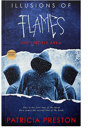 Pre Made Book Cover Black