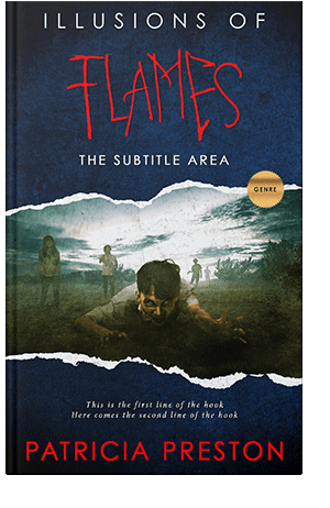 Pre Made Book Cover Gable Green