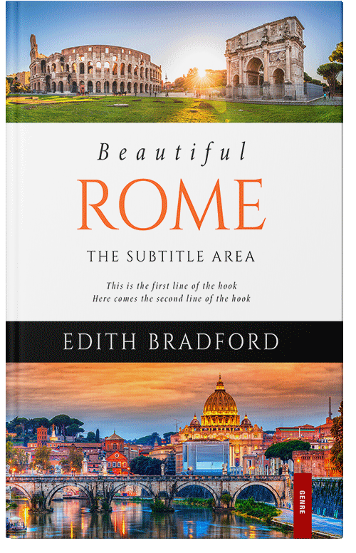 Front view of Antique Brass #5303 - Premade Travel Book Cover