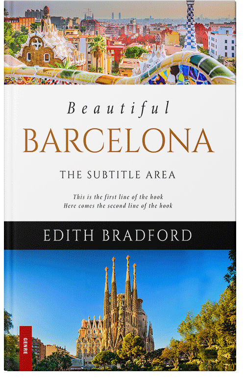 Front view of Premade Travel Book Cover - Tumbleweed