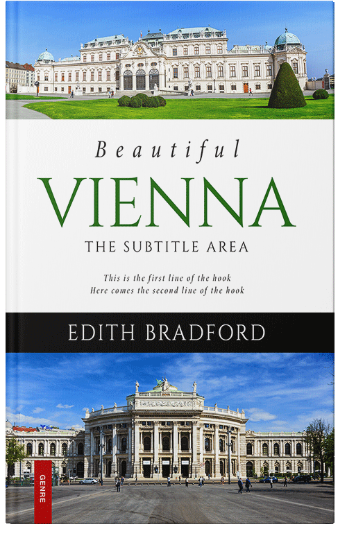 Front view of Premade Travel Book Cover - Kelp