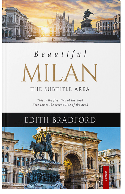 Front view of Premade Travel Book Cover - Coral Reef