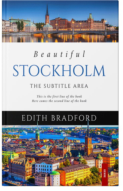 Front view of Premade Travel Book Cover - Di Serria