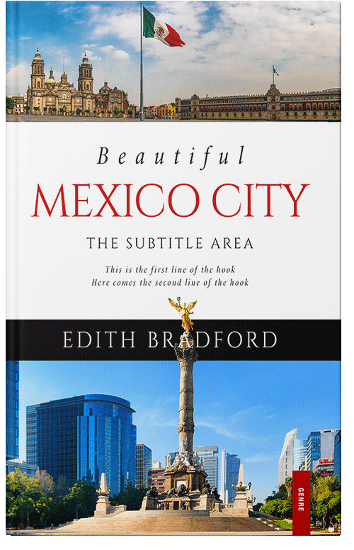 Front view of Clam Shell #5365 - Premade Travel Book Cover