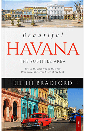 Pre Made Book Cover Soft Amber