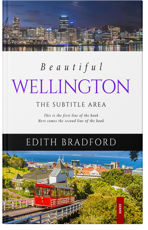 Front view of Premade Travel Book Cover - Di Serria