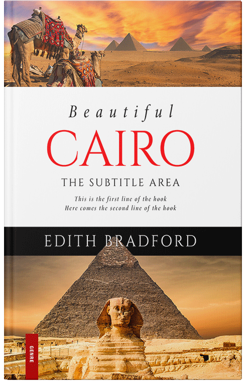 Front view of Premade Travel Book Cover - Tussock