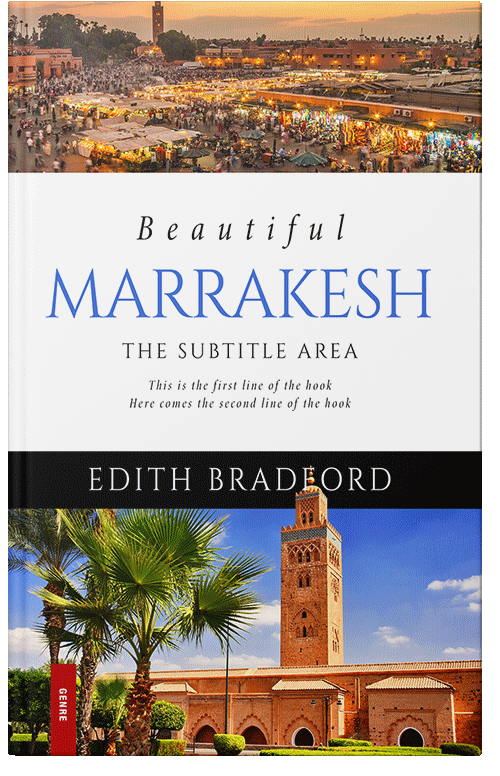 Front view of Premade Travel Book Cover - Mikado