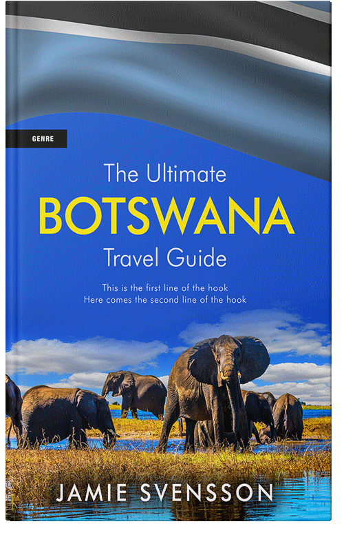 Front view of Cerulean Blue #5382 - Premade Travel Book Cover