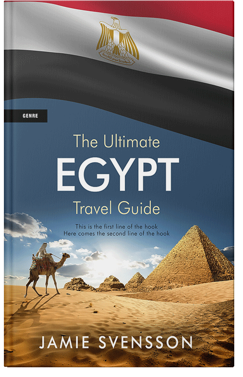 Front view of Premade Travel Book Cover - Blue Bayoux