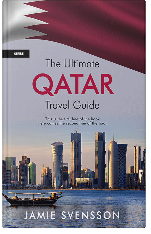 Front view of Premade Travel Book Cover - French Gray