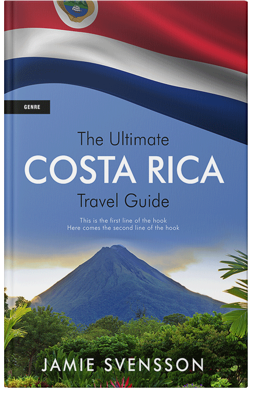Front view of Premade Travel Book Cover - Horizon