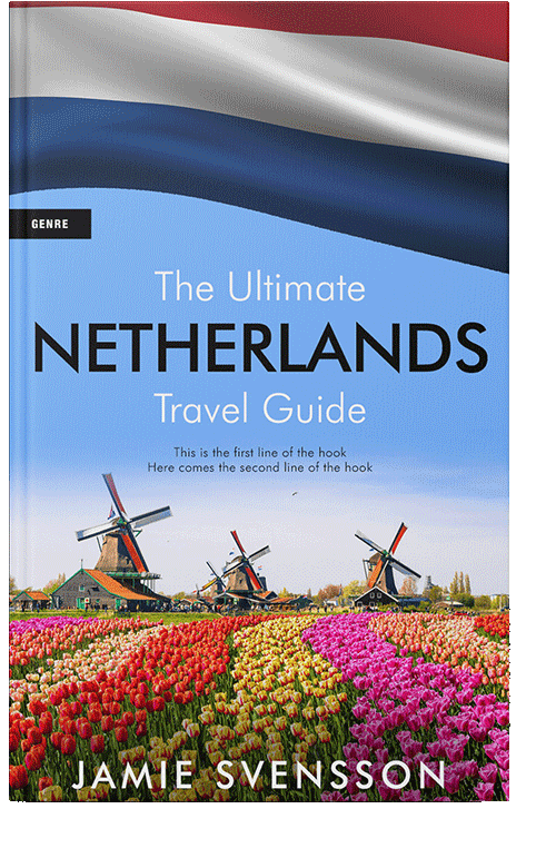 Front view of Cornflower #5424 - Premade Travel Book Cover