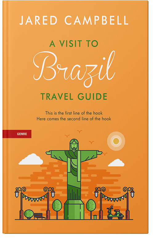 Front view of Premade Travel Book Cover - Sea Buckthorn