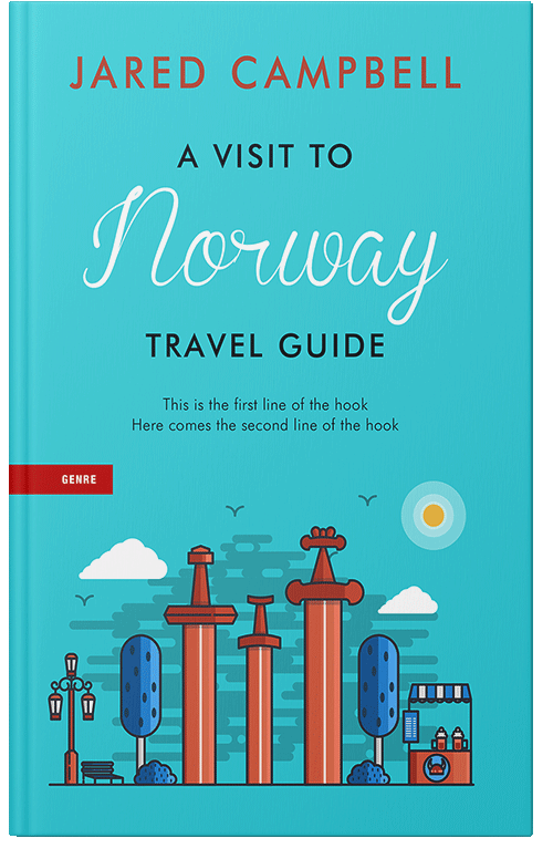 Front view of Premade Travel Book Cover - Scooter