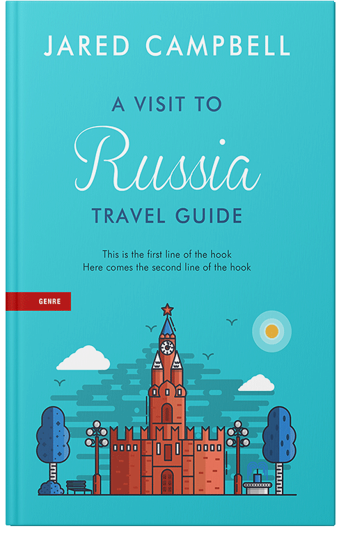 Front view of Premade Travel Book Cover - Scooter