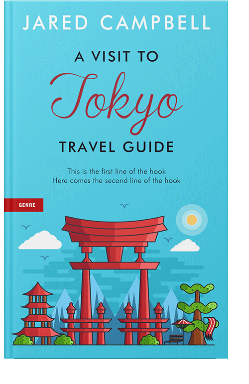 Front view of Picton Blue #5461 - Premade Travel Book Cover