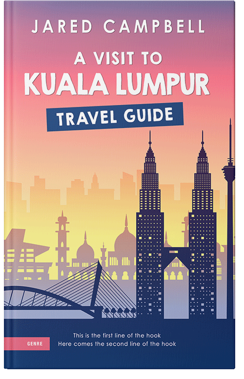 Front view of Premade Travel Book Cover - Manhattan