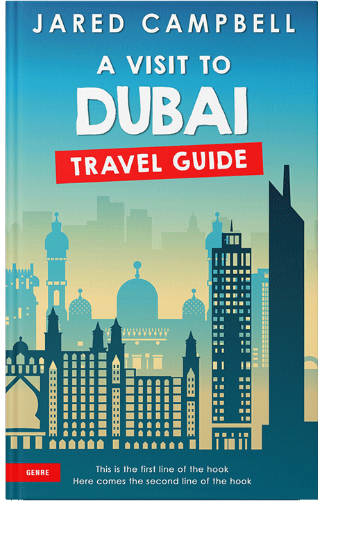 Front view of Blue Chill #5484 - Premade Travel Book Cover