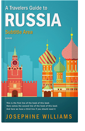 Pre Made Book Cover Eastern Blue