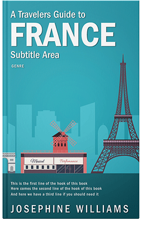 Pre Made Book Cover Eastern Blue